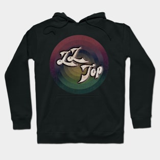 retro vintage circle ZZ Top Hoodie